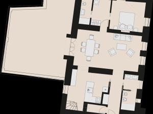 Pronájem bytu 4+1, Praha, Karoliny Světlé, 151 m2