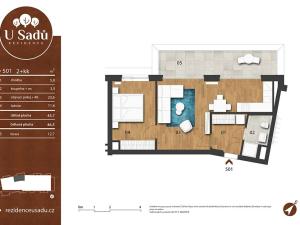 Prodej bytu 2+kk, Hradec Králové, Na Střezině, 46 m2
