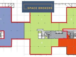 Pronájem kanceláře, Praha - Chodov, V parku, 990 m2
