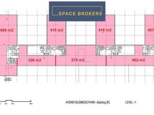 Pronájem kanceláře, Praha - Jinonice, Radlická, 1050 m2