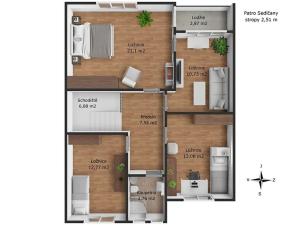 Prodej rodinného domu, Sedlčany, Na Potůčku, 225 m2