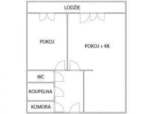 Pronájem bytu 2+kk, Kolín - Kolín II, Moravcova, 42 m2
