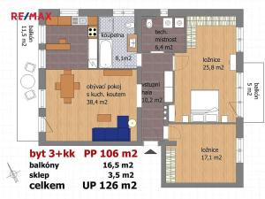 Prodej bytu 3+kk, Český Krumlov, Tichá, 106 m2