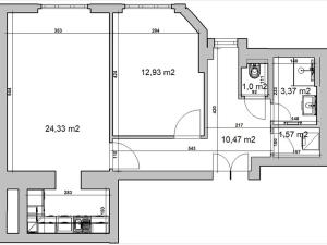 Prodej bytu 2+kk, Praha - Vršovice, Oblouková, 58 m2