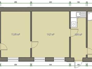 Prodej bytu 2+1, Brno, Cejl, 50 m2