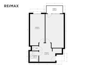 Prodej bytu 2+kk, Praha - Čakovice, Marie Podvalové, 58 m2
