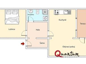 Prodej bytu 2+kk, Praha - Čakovice, Ke stadionu, 63 m2