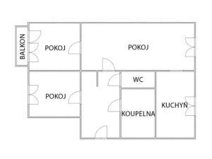 Prodej bytu 3+1, Ostrava - Poruba, Opavská, 76 m2