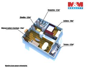 Prodej bytu 2+kk, Janovice nad Úhlavou, Rozvojová zóna, 50 m2