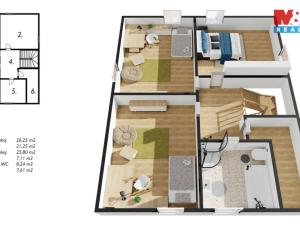 Prodej rodinného domu, Mořina, 240 m2