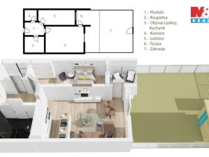 Prodej bytu 2+kk, Lysá nad Labem, Vichrova, 49 m2