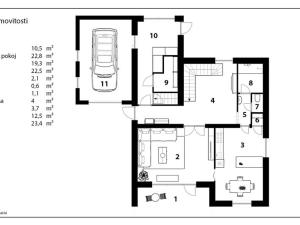 Prodej rodinného domu, Dymokury, Černohorská, 165 m2