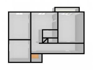 Pronájem bytu 3+1, Orlová - Lutyně, F. S. Tůmy, 65 m2