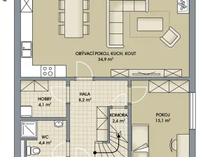Prodej bytu 5+kk, Poděbrady, 138 m2
