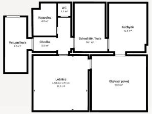 Prodej bytu 3+1, Králíky, U Zastávky, 148 m2
