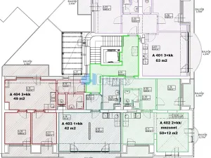 Pronájem bytu 1+kk, Praha - Libeň, Primátorská, 42 m2