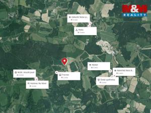 Prodej pozemku pro bydlení, Borovany - Trocnov, 834 m2