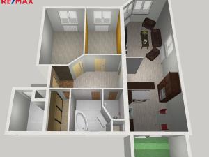 Pronájem bytu 3+1, Ostrava - Bělský Les, Horní, 81 m2