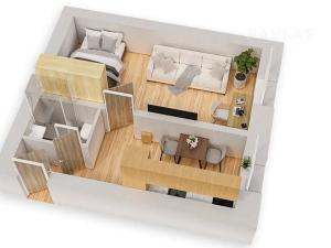 Pronájem bytu 1+1, České Budějovice, Lidická tř., 36 m2