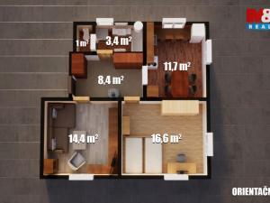 Prodej bytu 2+1, Kamenický Šenov, Nová huť, 65 m2
