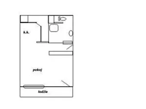 Pronájem bytu 1+kk, Teplice, Petra Jilemnického, 30 m2