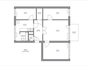 Pronájem bytu 4+1, Hradec Králové - Slezské Předměstí, Severní, 68 m2
