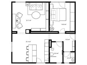 Prodej bytu 2+1, Praha - Košíře, Hübnerové, 82 m2