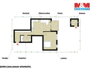 Pronájem bytu 2+kk, Plzeň - Bolevec, U Velkého rybníka, 50 m2