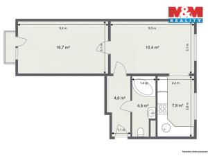 Prodej bytu 2+1, Habartov, Dělnická, 51 m2