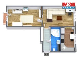 Prodej bytu 2+1, Habartov, Dělnická, 51 m2