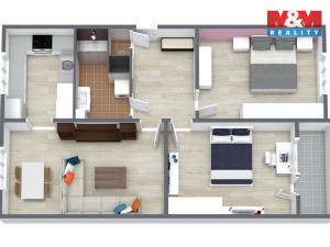 Prodej bytu 3+1, Horní Slavkov, Dlouhá, 74 m2