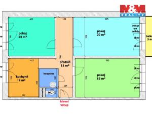 Prodej bytu 3+1, Ostrava - Výškovice, Na Výspě, 77 m2
