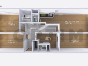 Prodej bytu 4+kk, Praha - Chodov, Jarníkova, 91 m2