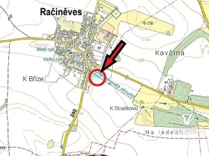 Prodej podílu pole, Račiněves, 232 m2