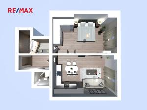 Pronájem bytu 2+kk, Praha - Michle, Nuselská, 49 m2