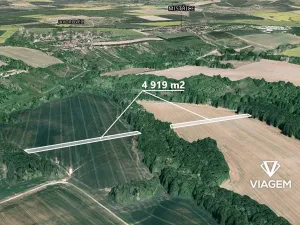 Prodej podílu pole, Popovice, 1639 m2