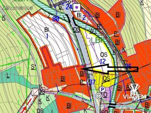 Prodej podílu zahrady, Kaňovice, 498 m2
