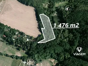 Prodej zahrady, Střelice, 1476 m2
