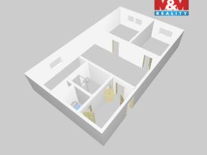 Pronájem bytu 3+kk, Praha, Rezlerova, 55 m2
