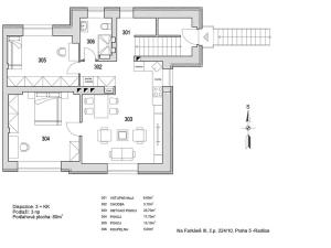 Prodej bytu 3+kk, Praha, Na Farkáně III, 80 m2