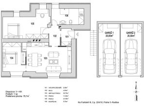 Prodej bytu 3+kk, Praha, Na Farkáně III, 80 m2