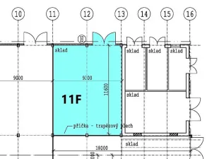 Pronájem skladu, Praha - Horní Počernice, Bystrá, 107 m2