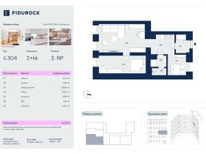 Prodej bytu 2+kk, Brno, Stará, 68 m2