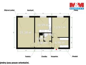 Prodej bytu 2+1, Cheb, Boženy Němcové, 61 m2