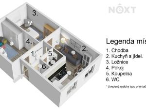 Prodej bytu 3+kk, Mikulov, Valtická, 57 m2