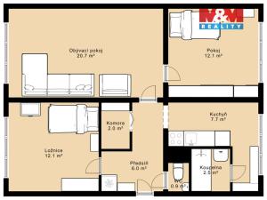 Prodej bytu 3+1, České Budějovice - České Budějovice 3, Plzeňská, 66 m2