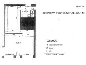 Pronájem obchodního prostoru, Hradec Králové, Gočárova třída, 83 m2