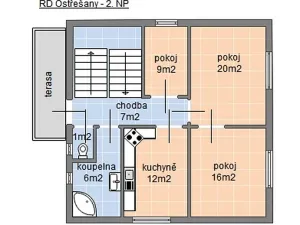 Prodej vícegeneračního domu, Ostřešany, 143 m2