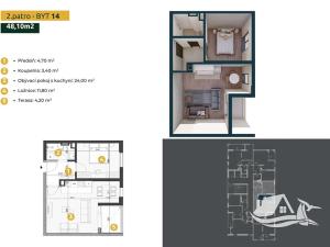 Prodej bytu 2+kk, Bar, Černá Hora, 43 m2