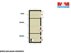 Prodej rodinného domu, Měčín - Nedanice, 95 m2